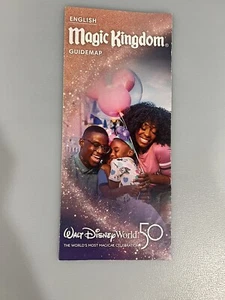WALT DISNEY WORLD 50th MAGIC KINGDOM GUÍA MAPA INGLÉS NUEVO MAPA Enero 2023 - Imagen 1 de 2