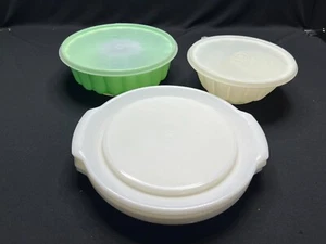 Lote de moldes de gelatina grande Tupperware #1202 y #229 - 4 bandejas base de repuesto - 7 moldes - Imagen 1 de 11