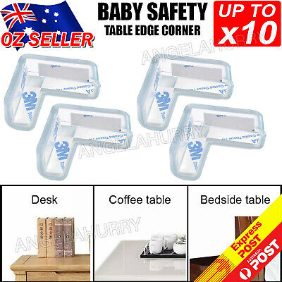 Desk Edge Soft Protectors Table Corner Cushion Baby Child Safety Guard Clear NEW • 4.99$