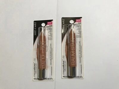 Wet n Wild MegaSlicks Balm Stain Moisturizing #129 Nudist Colony Lot Of 2 In Box - Image 1 of 2