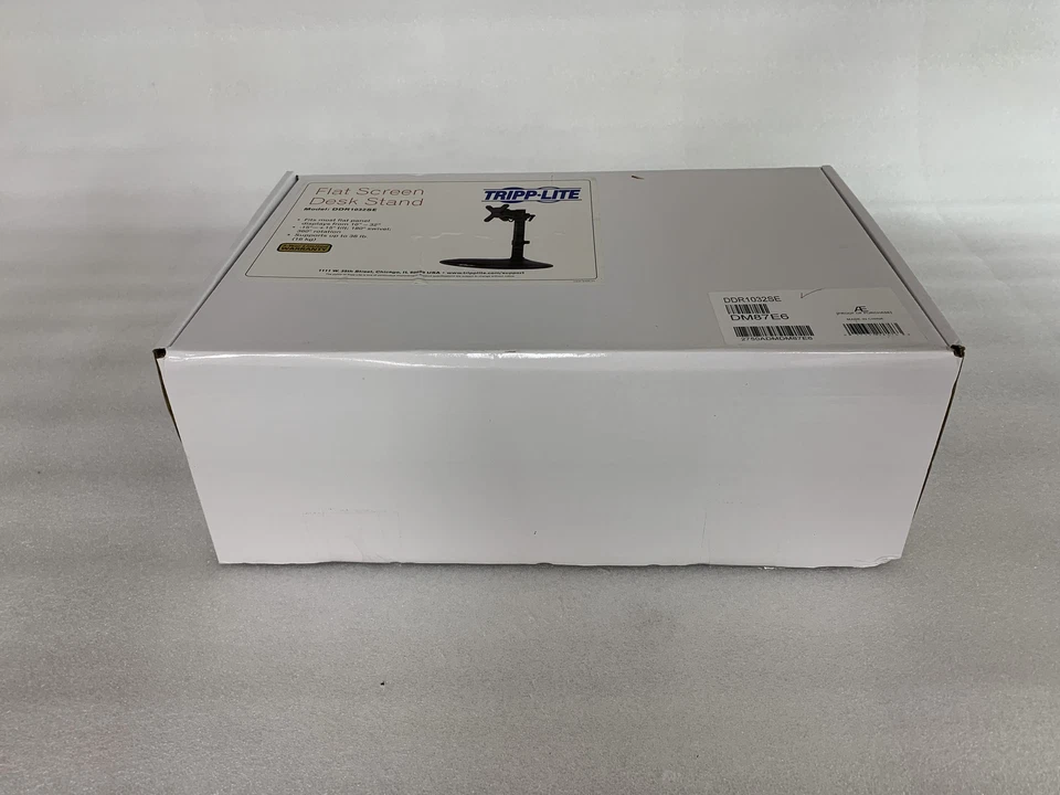Tripp-Lite Flat Screen Desk Stand DDR1032SE New Open Box Black 32" 36LB Max  - Image 1 of 4