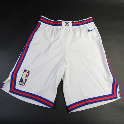 Philadelphia 76ers Nike NBA Authentics Game Shorts Men's White New Cover