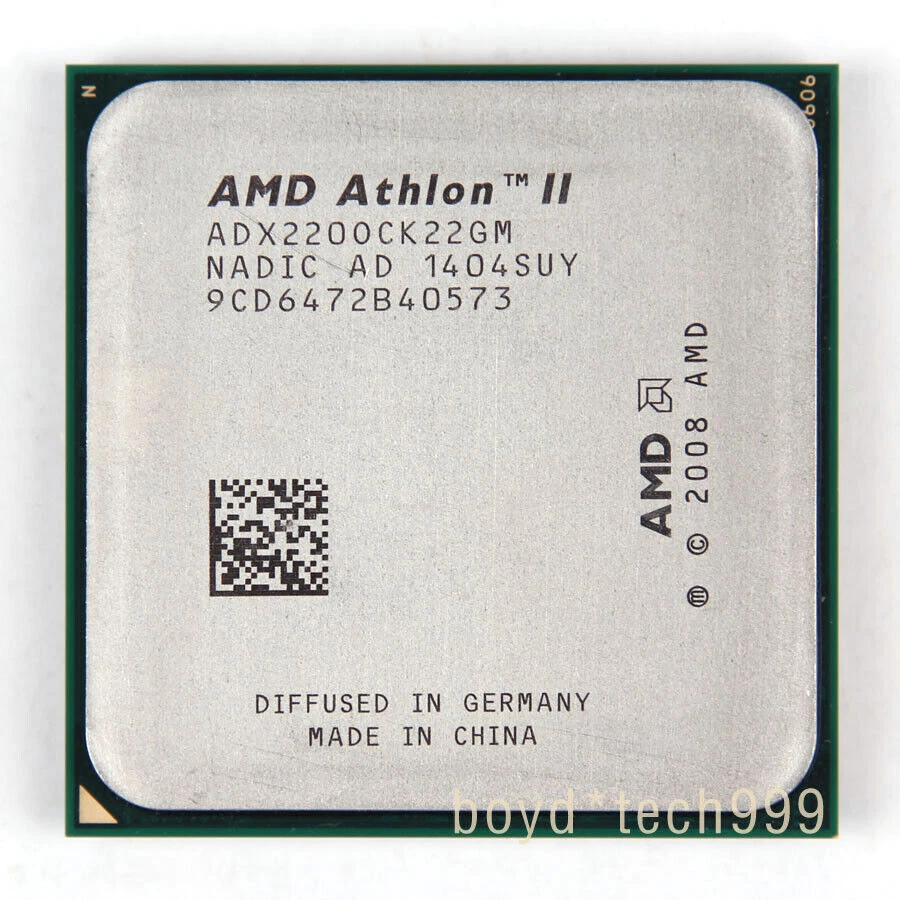 AMD Athlon II X2 220 CPU Processor ADX220OCK22GM 2.8 GHz 533 MHz Socket AM3 - Image 1 of 1