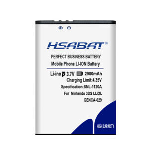 HSABAT 3DS LL 2900mAh Battery for Nintendo 3DS LL for Nintendo 3DS XL Batteries