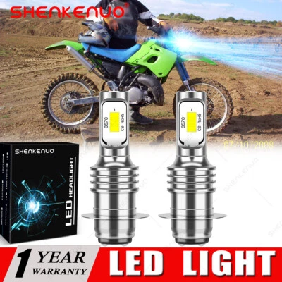 2 Bombillas LED Brite Azul Para Kawasaki 92069-1080 KDX200 KDX250 KLR650 KLX300 Foto 1 de 4
