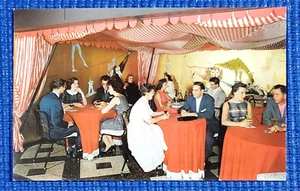 Vintage c1950's Carnival Lounge Ontwood Hotel Mount Pocono PA Postcard - Picture 1 of 2
