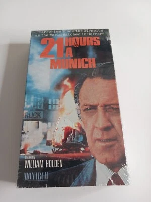 21 Hours At Munich VHS (1976) NEW/SEALED/Shrinkwrap Damaged Foto 1 de 4