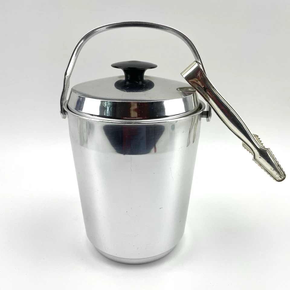 Alfi Eiseimer mit Zange | Eiswürfeleimer Kübel Behälter | Retro Bar Vintage - Bild 1 von 4