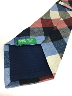 Auténtica corbata de seda multicolor COLORES UNIDOS DE BENETTON "Abstract" Foto 1 de 4
