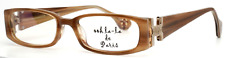 OOH LA-LA Gracie C1 Light Brown Womens Rectangle Eyeglasses 51-16-135 B:26