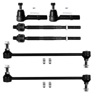 6x Suspension Tie Rod End Sway Bar Link Fits 2009 2010- 2015 Chevrolet Traverse - Picture 1 of 14