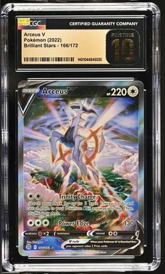 Pokemon Arceus V Brilliant Stars Full Alt Art #166 CGC 10 Pristine - Image 1 of 2