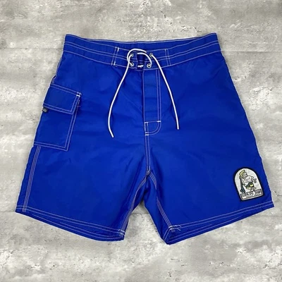 vintage KANVAS BY KATIN board shorts swim trunks Mens 28 blue surf nylon - Image 1 of 4
