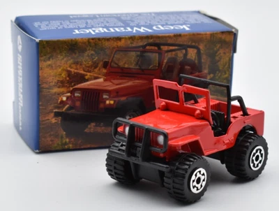 Matchbox Superfast Jeep Wrangler rosso. Scatola speciale. Made in Thailand - Immagine 1 di 4