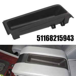 1X For BMW E38 E39 E65 E66 E53 Center Console Storage Tray NEW 51168215943 Black - Picture 1 of 12