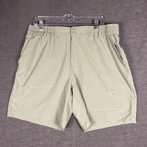 Burlebo Everyday Shorts Herren XL grün Fischmuster Tasche Stretch 7" schnelltrocknend - Bild 1 von 11