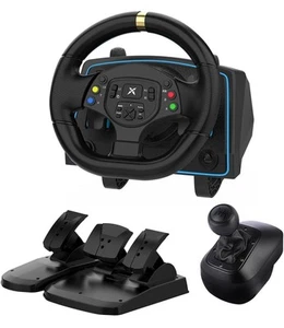 DOYO Gaming Racing Steering Wheel Pedals Shifter For PC/Xbox Series X/S - Picture 1 of 5