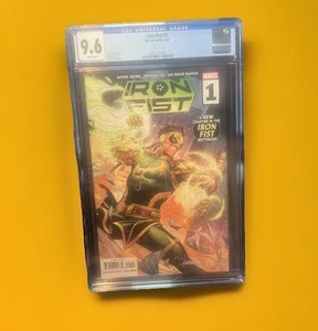 Iron Fist #1 Cubierta A Lin Lie Jim Cheung Marvel Cómics Calificados por CGC 9.6 Comercio - Imagen 1 de 3