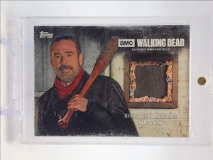 JEFFREY DEAN MORGAN AS NEGAN 2017 TOPPS THE WALKING DEAD PATCH Q4444 - Picture 1 of 2