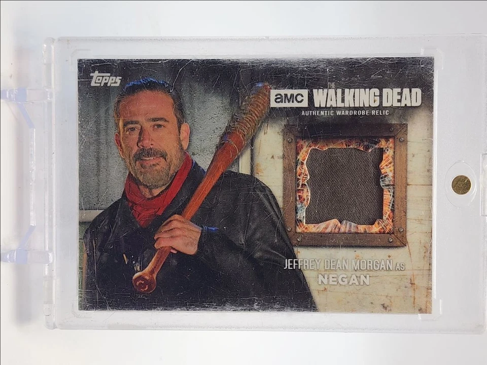 JEFFREY DEAN MORGAN AS NEGAN 2017 TOPPS THE WALKING DEAD PATCH Q4444 - Image 1 of 2