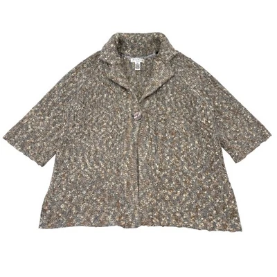 Cárdigan Suéter De Colección Susan Bristol Talla Grande 3X Grueso Tejido Alpaca Mohair Foto 1 de 4