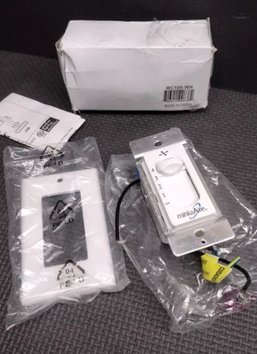 MinkaAire MA WC105-WH White Wall Mount 2-Wire Ceiling Fan Remote System NEW - Image 1 of 4