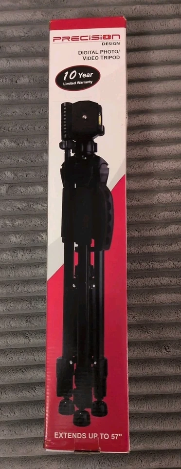 Precision Design PD-57TR Camera Tripod With Deluxe Carrying Case - Image 1 of 4