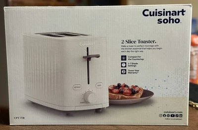 Cuisinart Soho Collection 2 Slice Toaster, Reheat and Bagel Setting, Truffle - Image 1 of 3