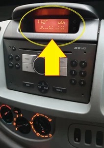 ✅ Vauxhall Vivaro Van Camper ✅ 2 x LED Clock Radio MFC LCD Digital Display Bulbs - Picture 1 of 5