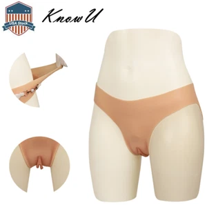 Fake Vagina Realistic Lightweight Silicone Panties Underwear for Crossdresser - Picture 1 of 15