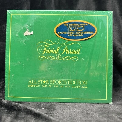 Trivial Pursuit ALL STAR SPORTS Edition , Subsidiary Card Set , Sealed Box. - Image 1 of 4