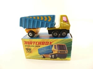 Matchbox Superfast New N° 50 -Articulated Truck - en boite MIB 1973 - 1/64 - Imagen 1 de 6