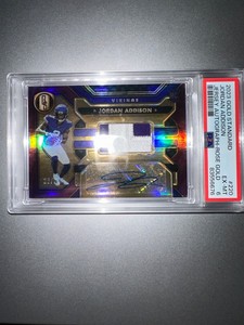 Jordan Addison 2023 Gold Standard Patch RC Auto Rose Gold #220 20/24 