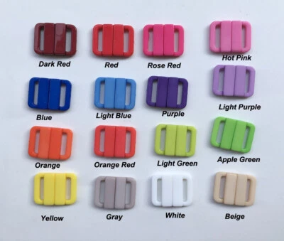 13mm Clip Swimwear Snap Plastic Hook Bra Strap Clasp Lingerie Sewing Buckles - Image 1 of 4