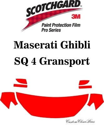 Proteção de pintura 3M Scotchgard Pro Series 19 2020 2021 Maserati Ghibli Gransport - Imagem 1 de 3