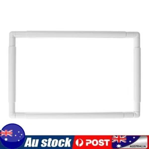 Cross Stitch Clip White Square Shape Need Assembled for Sewing (43.1*27.9 cm) - Picture 1 of 4