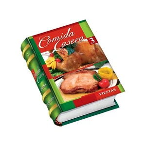 Comidas Caseras 3. Fiestas libro miniatura 2.65" de alto fácil de leer pasta dur - Imagen 1 de 2