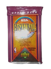 1991-92 Upper Deck Pack INAUGURAL EDITION NBA Basketball UNOPENED Jordan HOLO 