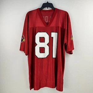 Arizona Cardinals Jersey Mens Red White Boldin 81 NFL Football Short Sleeve - Picture 1 of 11