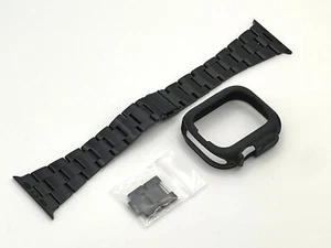 Fullmosa 49mm Stainless Steel Black Bracelet Band Strap for Apple Ultra Watch - Picture 1 of 8