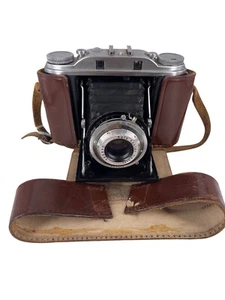 Appareil Photo Agfa Isolette III Pronto (1938-1960) avec Étui à Restaurer - Photo 1/14