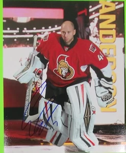 Ottawa Senators Craig Anderson Autographed 8x10 Signed Photo - Picture 1 of 1