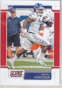 DARRELL HENDERSON RC 2019 MARCADOR Fútbol Rojo Paralela Minorista Memphis RAMS - Imagen 1 de 1