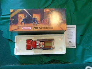 Matchbox Models of Yesteryear Evans City PA 1956 Mack B-95 Pumper Fire Engine - Picture 1 of 4