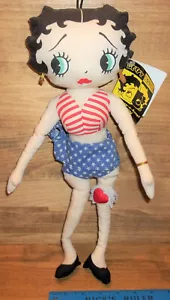 Betty Boop All American Betty 1999 4th of July Plush Stuffed Doll 16"....e - Picture 1 of 7