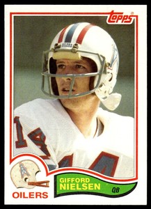 1982 Topps Gifford Nielsen Rookie Houston Oilers #100
