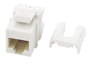 LeGrand On-Q Cat 5e Quick Connect RJ45 Keystone Insert, White - Bild 1 von 1