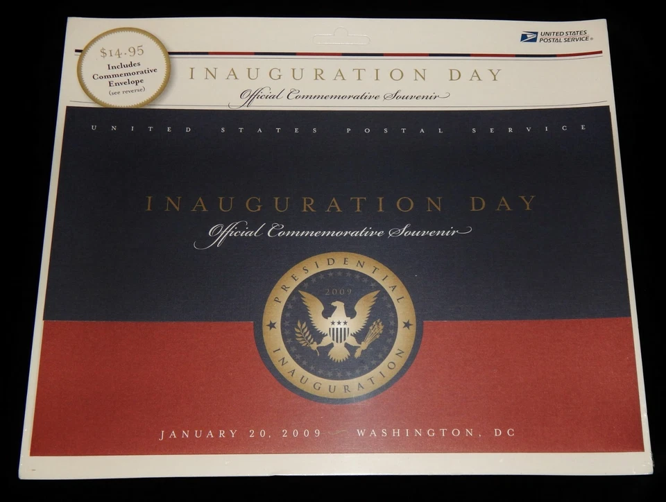 Vintage Event Cover, 2009 UNITED STATES,OBAMA BIDEN INAUGURATION DAY, Souvenir - Image 1 of 4