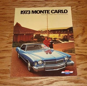 Chevrolet Montecarlo 1973 folleto de ventas 73 Chevy S Landau original - Imagen 1 de 2
