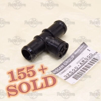 Genuine NISSAN INFINITI G35 FX35 M35 M45 350Z Heater Hose Connector 92500-AR000 - Image 1 of 4